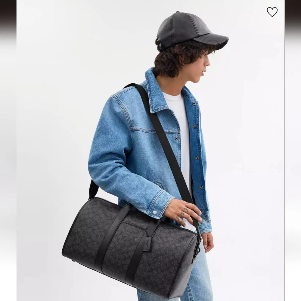 NWT! Gotham Duffle Bag 45 In Signature Canvas In Charcoal Signature
